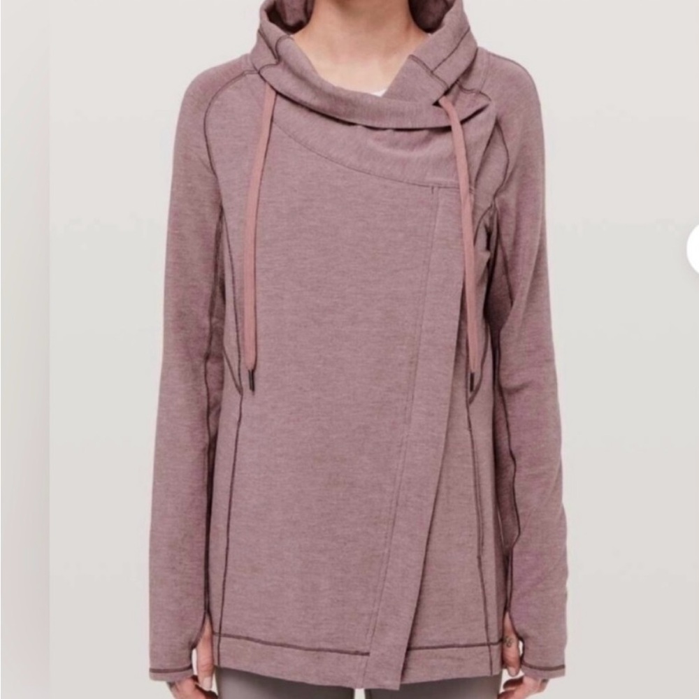 Women's Mauve Hooded Sweater